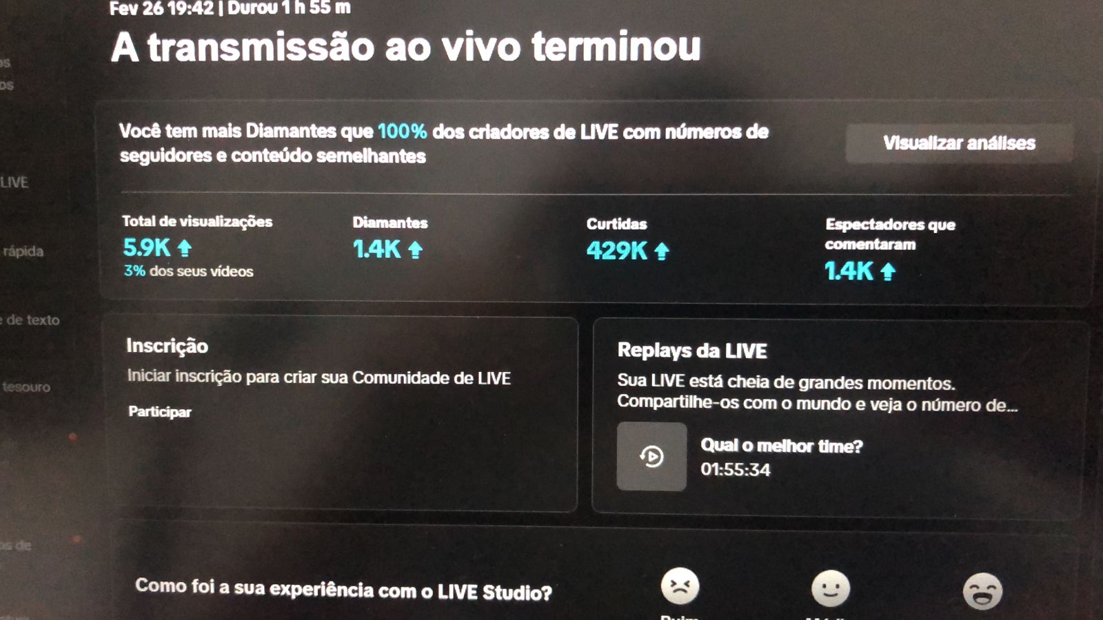 Resultado live 11